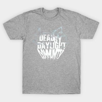 Dead By Daylight Community Logo White T-Shirt Official Dead By Daylight Merch