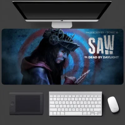Game D Dead by D Daylight Mousepad Large Gaming Compute Gamer PC Keyboard Mouse Mat 6 - Dead By Daylight Store