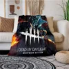 Gothic horror game Dead by Daylight retro flannel soft sofa bed home travel portable bedroom winter 14 - Dead By Daylight Store