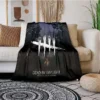 Gothic horror game Dead by Daylight retro flannel soft sofa bed home travel portable bedroom winter 4 - Dead By Daylight Store