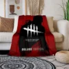 Gothic horror game Dead by Daylight retro flannel soft sofa bed home travel portable bedroom winter 7 - Dead By Daylight Store